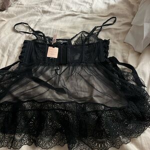 Lingerie top and matching underwear